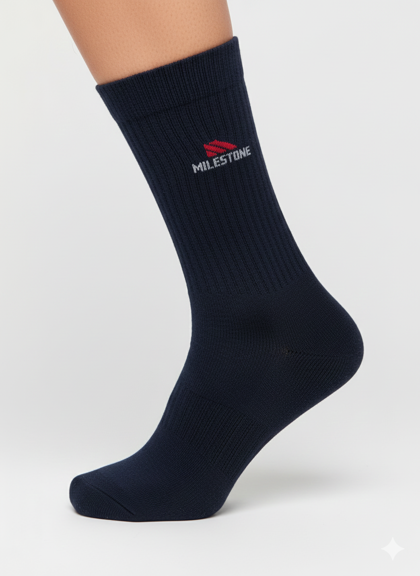 Crew Socks - Carbon Black